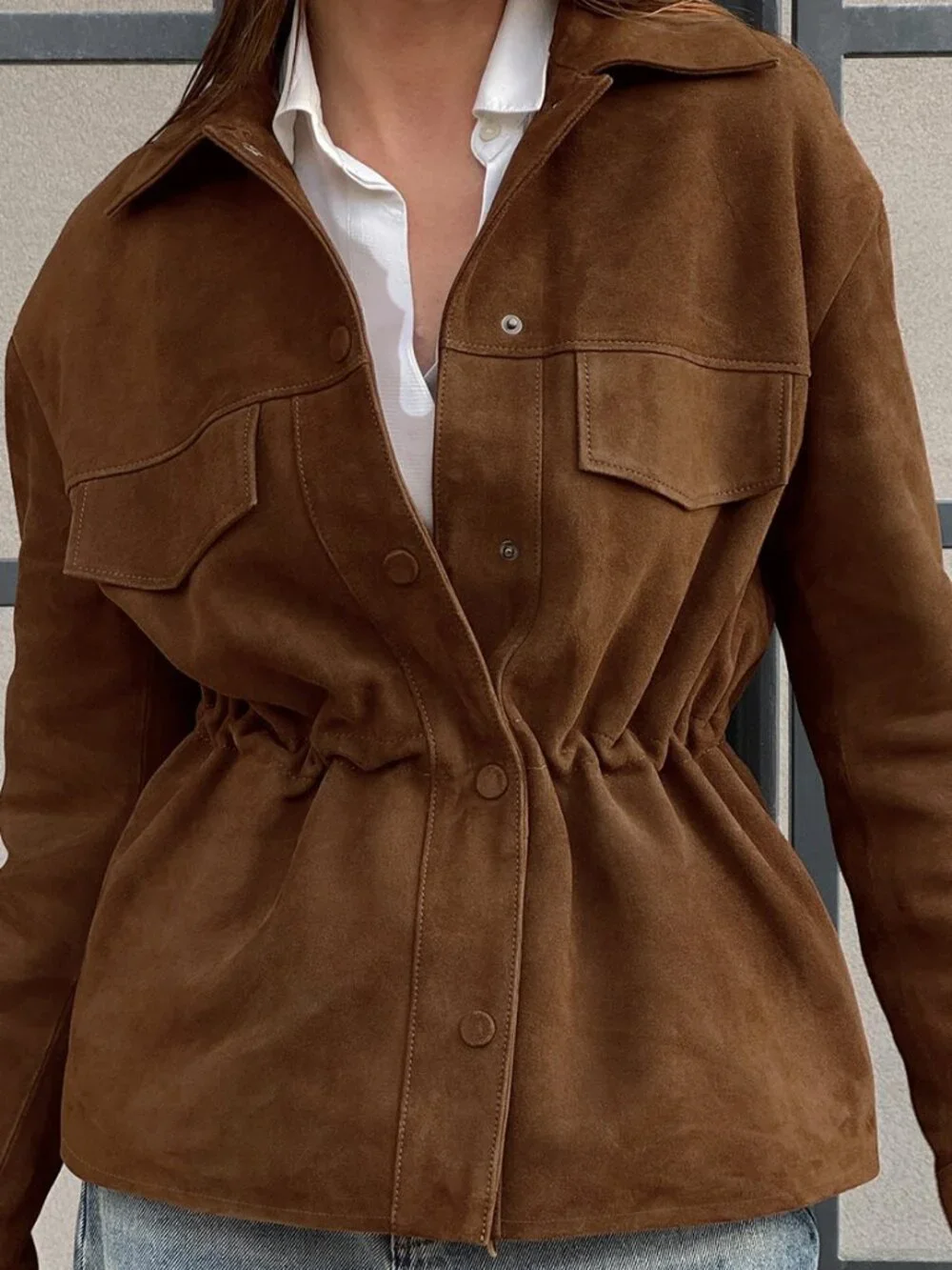 Vintage belted coat, versatile jacket - Picture 4 of 5